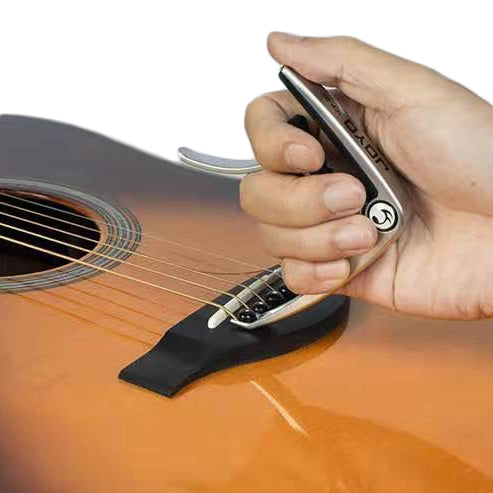 JOYO JCP-03 Zinc Alloy Guitar Capo Universal Capo for Acoustic Guitar Ukulele (Black) - String Instrument Accessories by JOYO | Online Shopping UK | buy2fix