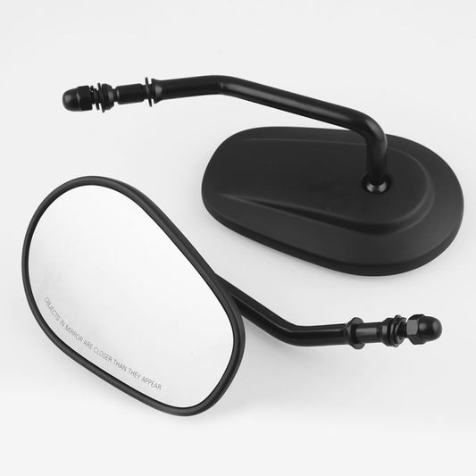MB-MR008-BK Motorcycle Modified Rotatable Matt Rear View Mirror Set for Harley Davidson XL 883 1200 by buy2fix