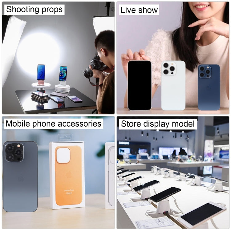 For iPhone 15 Pro Max Black Screen Non-Working Fake Dummy Display Model (White) by buy2fix