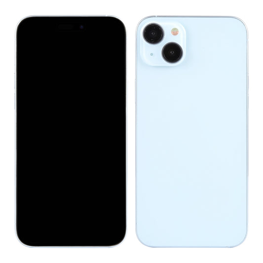 For iPhone 15 Black Screen Non-Working Fake Dummy Display Model (Blue) by buy2fix