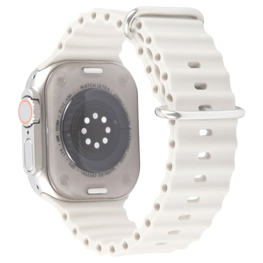 For Apple Watch Ultra 2 49mm Color Screen Non-Working Fake Dummy Display Model (Beige White) - Watch Model by buy2fix | Online Shopping UK | buy2fix