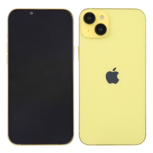 For iPhone 14 Plus Black Screen Non-Working Fake Dummy Display Model (Yellow) by buy2fix