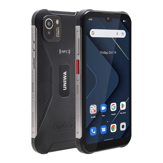 UNIWA W555 Rugged Phone, 3GB+32GB, Dual Rear Cameras, IP68 Waterproof Dustproof Shockproof, 5.71 inch Android 12.0 MTK6761 Quad Core up to 2.0GHz, Network: 4G, NFC, OTG, Global Version (Black) by UNIWA