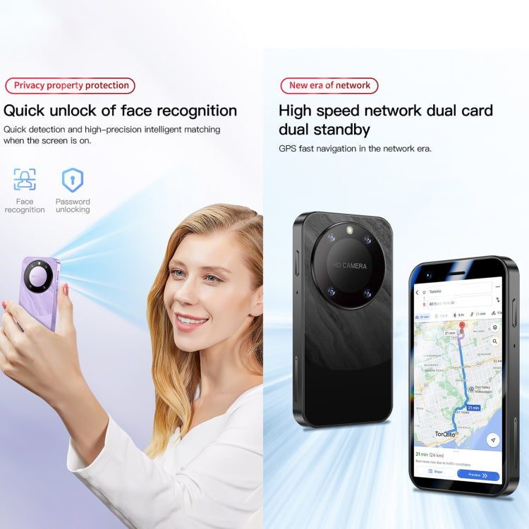 SOYES F8 Pro Max, 1GB+16GB, 3.0 inch Android 8.1 MTK6580 Quad Core, Network: 3G, Dual SIM (Purple) by SOYES