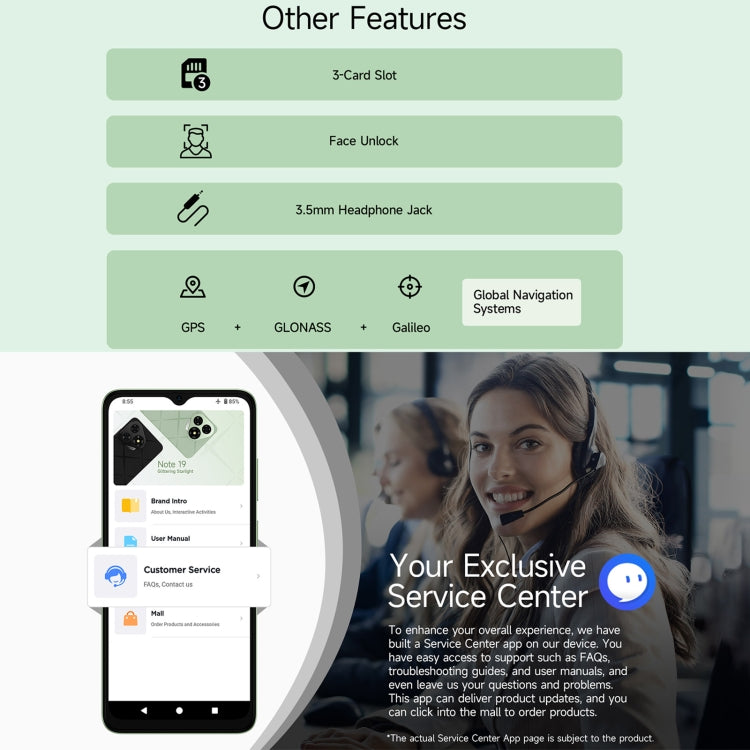 Ulefone Note 19, 3GB+32GB, Face ID & Side Fingerprint, 6.56 inch Android 14 Go Unisoc T603 Octa Core, Network: 4G, Dual SIM, OTG (Black) - Ulefone by Ulefone | Online Shopping UK | buy2fix