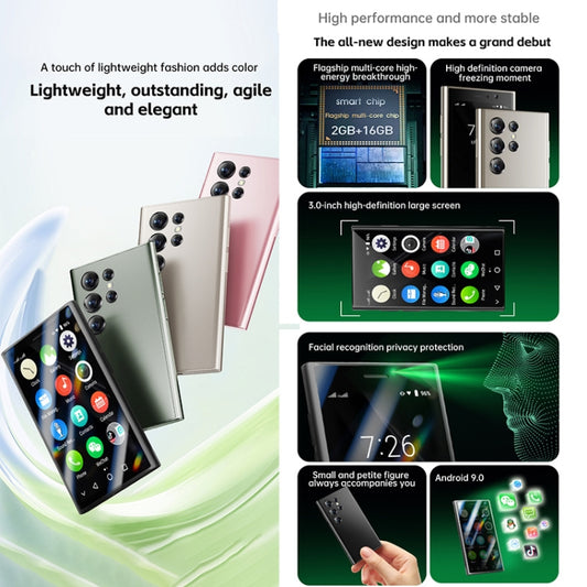 SOYES S24 Pro, 2GB+16GB, 3.0 inch Android 9.0 MTK6580 Quad Core, Bluetooth, WiFi, Network: 3G, Dual SIM (Green) by SOYES