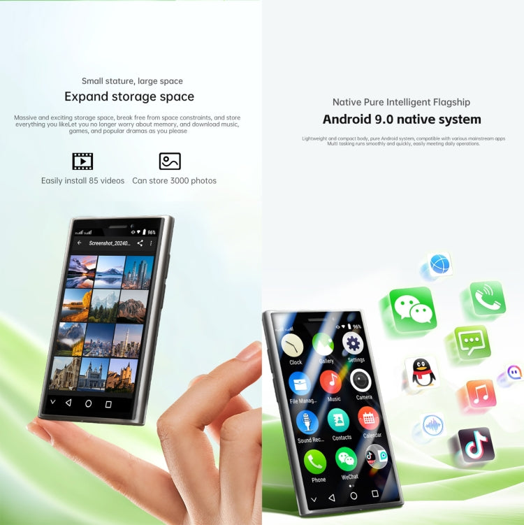 SOYES S24 Pro, 2GB+16GB, 3.0 inch Android 9.0 MTK6580 Quad Core, Bluetooth, WiFi, Network: 3G, Dual SIM (Green) by SOYES