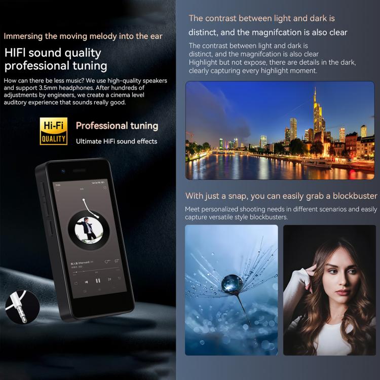 MELROSE S18, 2GB+16GB, 2.95 inch Android 9.0 MTK6737 Quad Core, Bluetooth, WiFi, Network: 4G (Black) - Melrose by MELROSE | Online Shopping UK | buy2fix