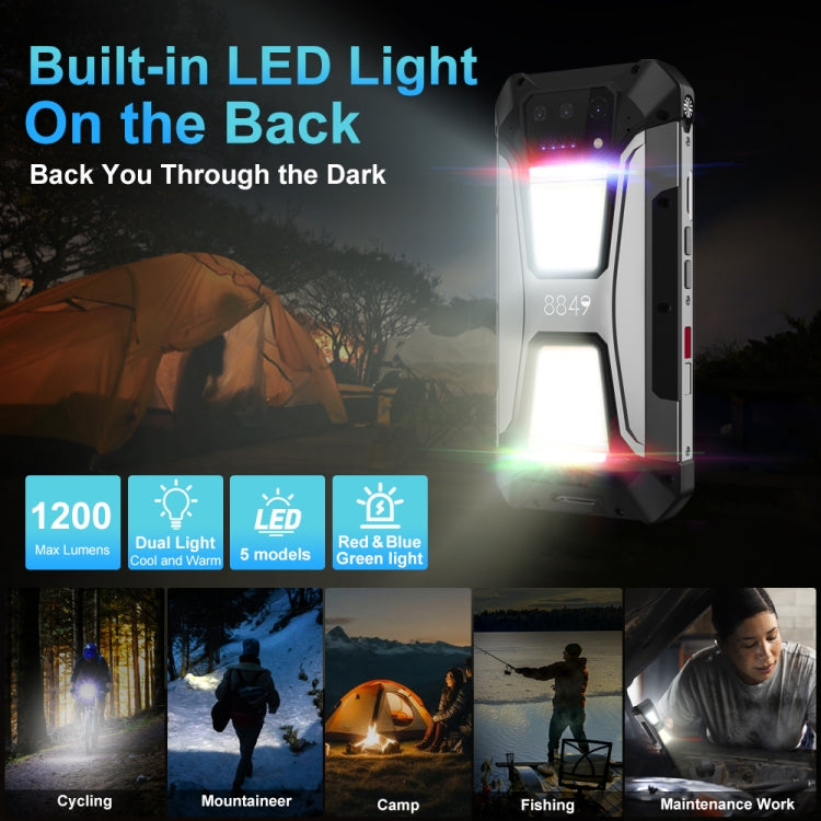 Unihertz 8849 Tank 2 Pro Night Vision Projector Rugged Phone, 12GB+256GB, 6.79 inch Android 14 MTK6789 Octa Core, Network: 4G (Black) by Unihertz