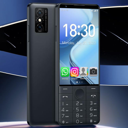 DOOV R70 Keypad Phone, 6GB+128GB, 4 inch Android 13 Mediatek MT6762 Octa Core, Network: 4G, Support Google Store, with Camera (Black) - Other by DOOV | Online Shopping UK | buy2fix