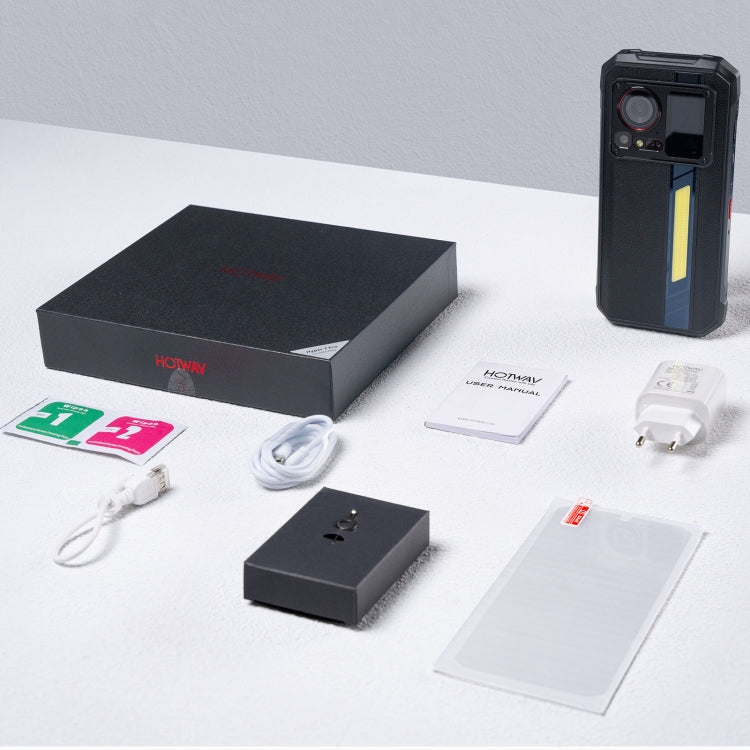 HOTWAV Hyper 7 Pro Rugged Phone, 16GB+256GB, 10800mAh, 6.6 inch Android 14 MediaTek Dimensity 7050 5G, Network: 5G, OTG, NFC (Red) by HOTWAV