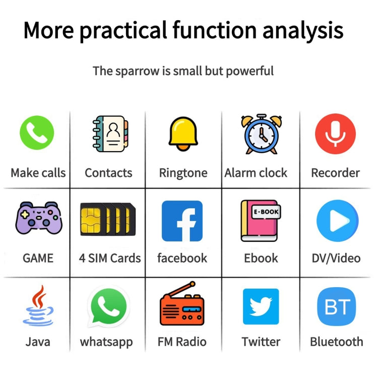 S5630, 2.8 inch, 3000mAh, 21 Key, Support Bluetooth, Flashlight, GSM, Quad SIM (Orange) - SERVO by buy2fix | Online Shopping UK | buy2fix