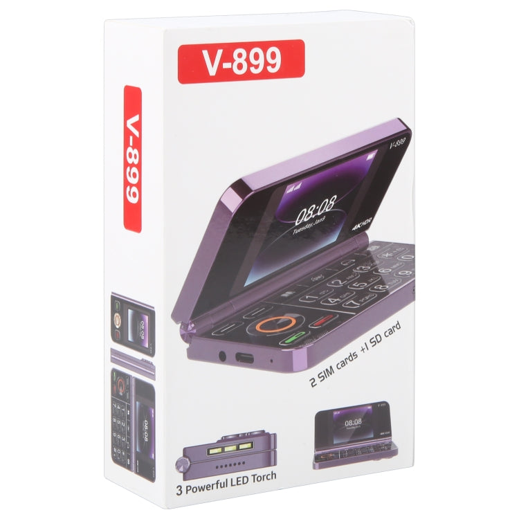 SOYES V-899, 32MB+64MB, 2.4 inch + 2.8 inch Display MTK6261D CPU, BT 3.0, Network: 2G, Dual SIM (Black) - SOYES by SOYES | Online Shopping UK | buy2fix