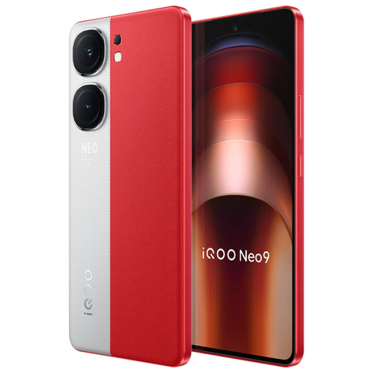 vivo iQOO Neo9, Dual Back Cameras, 16GB+256GB, Face ID / Fingerprint Identification, 6.78 inch Android 14 OriginOS 4 Snapdragon 8 Gen 2 Octa Core, OTG, NFC, Network: 5G, Support Google Play (Red) by vivo