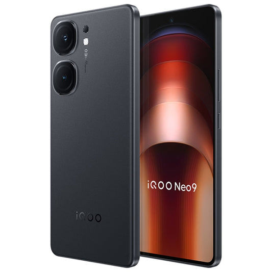 vivo iQOO Neo9, Dual Back Cameras, 16GB+512GB, Face ID / Fingerprint Identification, 6.78 inch Android 14 OriginOS 4 Snapdragon 8 Gen 2 Octa Core, OTG, NFC, Network: 5G, Support Google Play (Black) by vivo