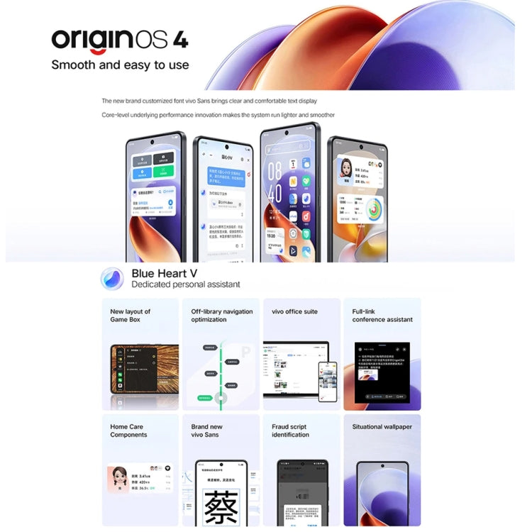 vivo iQOO Neo9, Dual Back Cameras, 16GB+512GB, Face ID / Fingerprint Identification, 6.78 inch Android 14 OriginOS 4 Snapdragon 8 Gen 2 Octa Core, OTG, NFC, Network: 5G, Support Google Play (Blue) by vivo