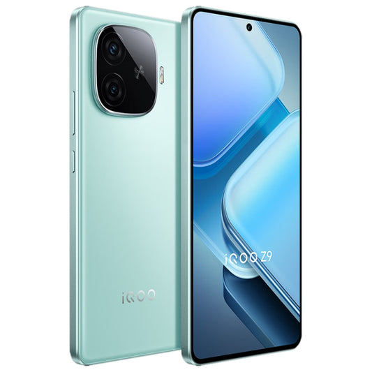 vivo iQOO Z9, Dual Back Cameras, 8GB+256GB, Face ID Screen Fingerprint Identification, 6.78 inch Android 14.0 OriginOS 4 Snapdragon 7 Gen 3 Octa Core 2.63GHz, OTG, NFC, Network: 5G, Support Google Play (Mint Green) by vivo