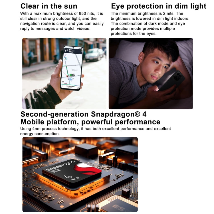 Honor Play 60 Plus 5G, 12GB+256GB, 6.77 inch MagicOS 8.0 Qualcomm Snapdragon 4 Gen2 Octa Core up to 2.2GHz, Network: 5G, OTG, Not Support Google Play (Green) by HONOR