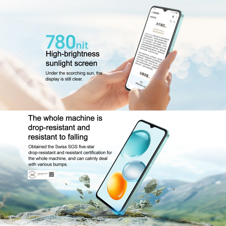 Honor Play9C 5G, 6GB+128GB, Side Fingerprint, 6.56 inch MagicOS 8.0 Dimensity 6100+ Octa Core, Network: 5G, OTG, Not Support Google Play (Blue) by HONOR
