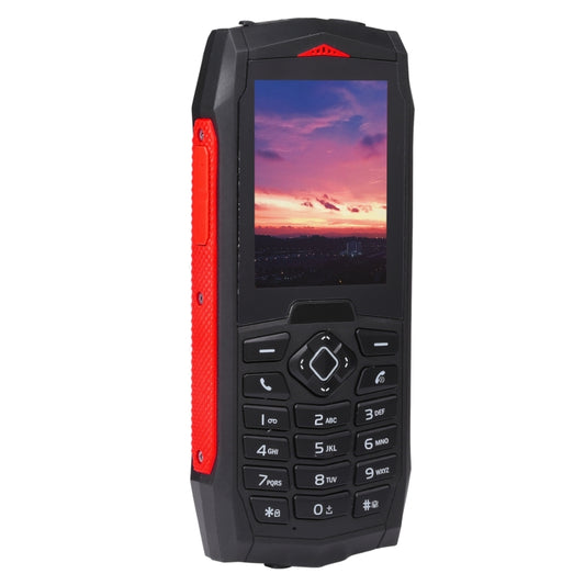 Rugtel R1C Rugged Phone, IP68 Waterproof Dustproof Shockproof, 2.4 inch, MTK6261D, 2000mAh Battery, SOS, FM, Dual SIM(Red) by Rugtel