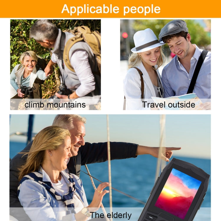 Rugtel R1D Rugged Phone, IP68 Waterproof Dustproof Shockproof, 2.4 inch, MTK6261D, 2000mAh Battery, Loud Box Speaker, FM, Network: 2G, Dual SIM (Black) by Rugtel