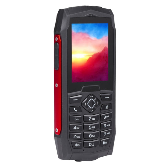 Rugtel R1D Rugged Phone, IP68 Waterproof Dustproof Shockproof, 2.4 inch, MTK6261D, 2000mAh Battery, Loud Box Speaker, FM, Network: 2G, Dual SIM (Red) by Rugtel