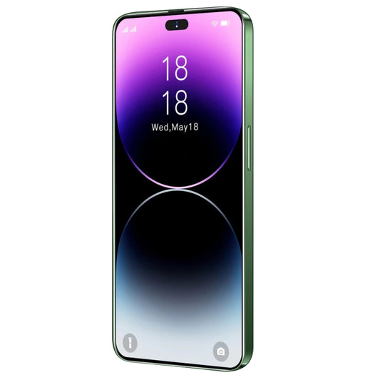 i14 Pro Max / H208, 2GB+16GB, 6.5 inch Dynamic Island Screen, Face Identification, Android 8.1 MTK6580P Quad Core, Network: 3G (Green) by buy2fix