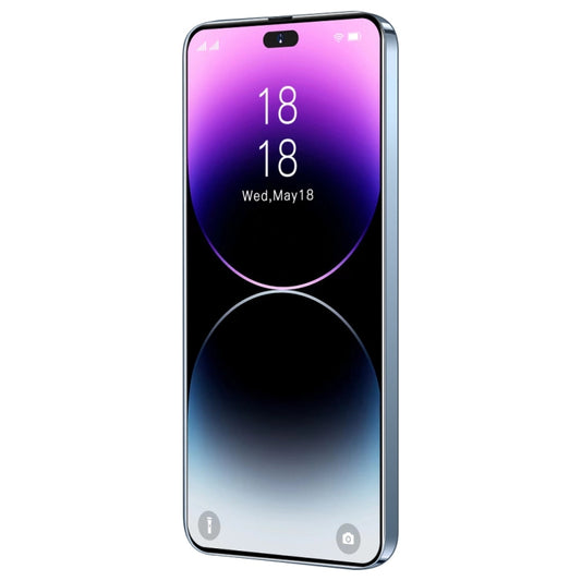 i14 Pro Max / H208, 2GB+16GB, 6.5 inch Dynamic Island Screen, Face Identification, Android 8.1 MTK6580P Quad Core, Network: 3G (Blue) by buy2fix