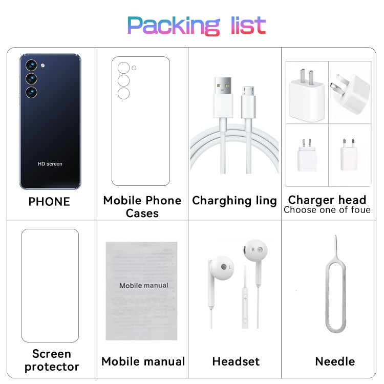 S23+ DP10, 512MB+4GB, 5.0 inch Screen, Face Identification, Android 4.4.2 MTK6572 Dual Core, Network: 3G(Black) by buy2fix