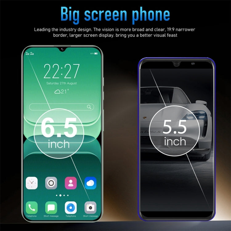 M13 Pro / X22, 2GB+16GB, 6.5 inch Screen, Face Identification, Android 9.1 MTK6580A Quad Core, Network: 3G, Dual SIM (Black) - by buy2fix | Online Shopping UK | buy2fix