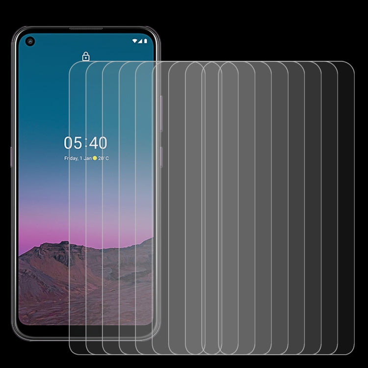 10 PCS For Nokia 5.4 0.26mm 9H 2.5D Tempered Glass Film by buy2fix