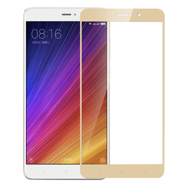 MOFI Xiaomi Mi 5s Plus 0.3mm 9H Hardness 2.5D Explosion-proof Full Screen Tempered Glass Screen Film(Gold) -  by MOFI | Online Shopping UK | buy2fix