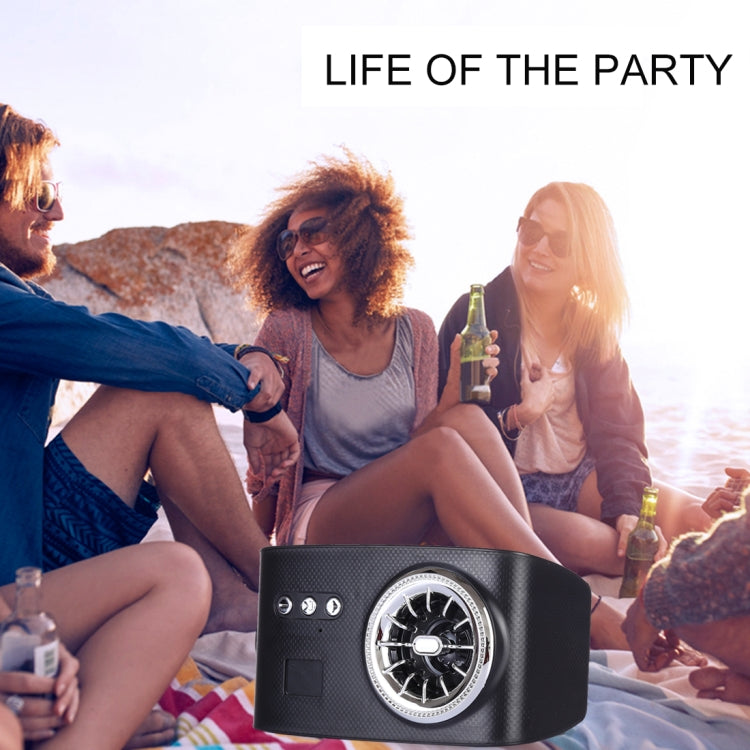 LN-21 DC 5V Portable Wireless Speaker with Hands-free Calling, Support USB & TF Card (Black) - Desktop Speaker by buy2fix | Online Shopping UK | buy2fix