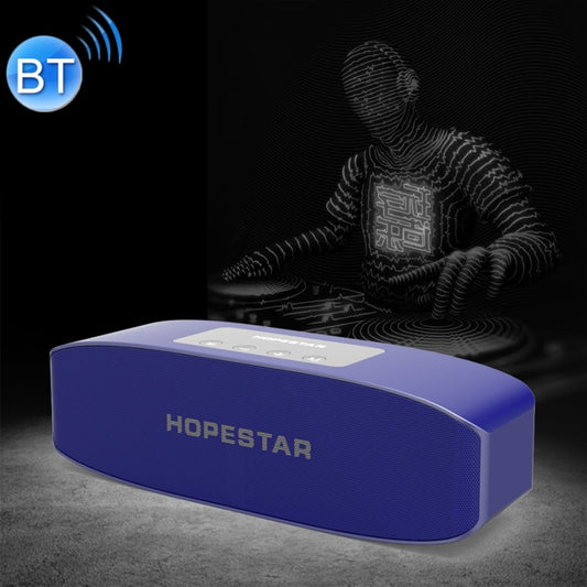 HOPESTAR H11 Mini Portable Rabbit Wireless Bluetooth Speaker, Built-in Mic, Support AUX / Hand Free Call / FM / TF(Blue) - Waterproof Speaker by HOPESTAR | Online Shopping UK | buy2fix
