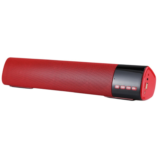 B28S New Big Bluetooth V3.0+EDR Stereo Speaker with LCD Display, Built-in MIC, Support Hands-free Calls & TF Card & AUX IN, Bluetooth Distance: 10m(Red) by buy2fix