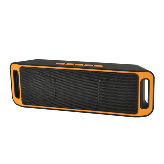 SC208 Multifunctional Card Music Playback Bluetooth Speaker, Support Handfree Call & TF Card & U-disk & AUX Audio & FM Function(Orange) by buy2fix