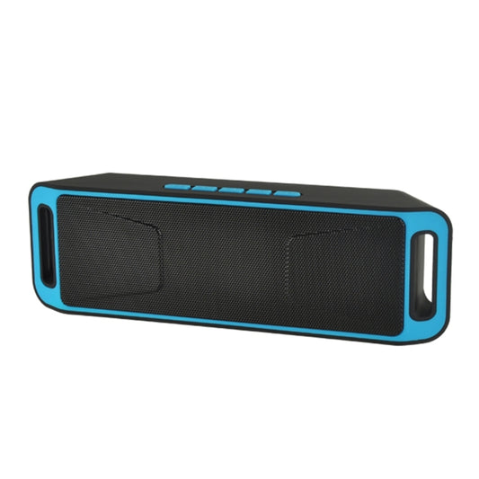 SC208 Multifunctional Card Music Playback Bluetooth Speaker, Support Handfree Call & TF Card & U-disk & AUX Audio & FM Function(Blue) by buy2fix