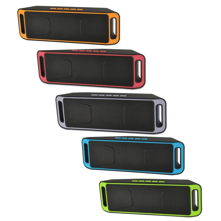 SC208 Multifunctional Card Music Playback Bluetooth Speaker, Support Handfree Call & TF Card & U-disk & AUX Audio & FM Function(Green) by buy2fix