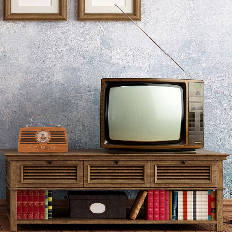 NewRixing NR-4013 Retro Manchurian Ash Texture Hand Wireless FM Speaker with Call Function, Support TF Card & U Disk - Desktop Speaker by NewRixing | Online Shopping UK | buy2fix