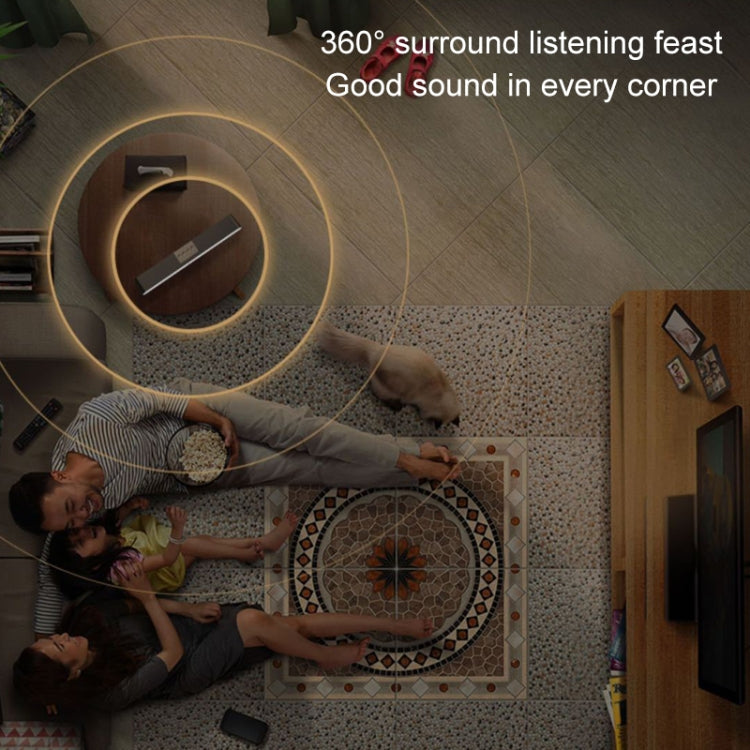 LEERFEI E91 10W Long Bar Shape Dual-speaker Multimedia Radio Bluetooth Audio, Support TF Card / U Disk / 3.5mm AUX, Support TF Card / U Disk / 3.5mm AUX(Black) - Desktop Speaker by buy2fix | Online Shopping UK | buy2fix