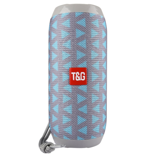 T&G TG117 Portable Bluetooth Stereo Speaker, with Built-in MIC, Support Hands-free Calls & TF Card & AUX IN & FM, Bluetooth Distance: 10m(Blue) - Desktop Speaker by T&G | Online Shopping UK | buy2fix