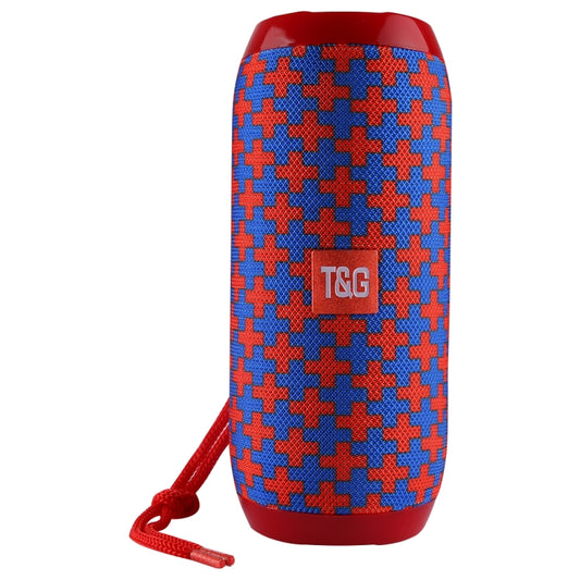 T&G TG117 Portable Bluetooth Stereo Speaker, with Built-in MIC, Support Hands-free Calls & TF Card & AUX IN & FM, Bluetooth Distance: 10m(Red) - Desktop Speaker by T&G | Online Shopping UK | buy2fix