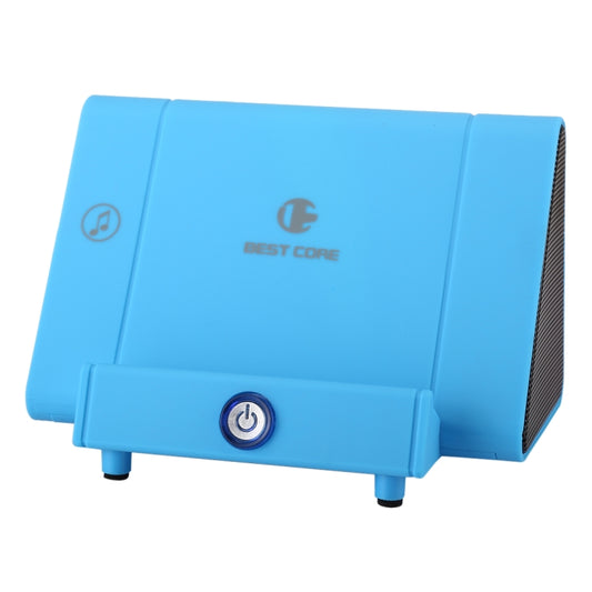 SY317A Portable Phone Stand Wireless Induction Stereo Speaker, Support Hands-free Calls & AUX IN(Blue) - Desktop Speaker by buy2fix | Online Shopping UK | buy2fix