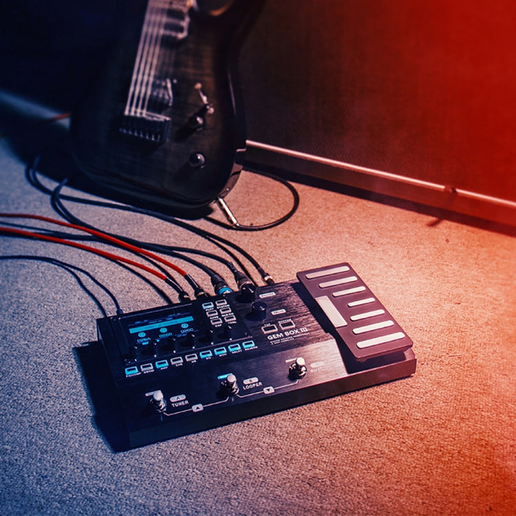 JOYO GEM-BOX3 Multifunctional Integrated Electric Acoustic Guitar Effector with Pedal and Drum Machine by JOYO