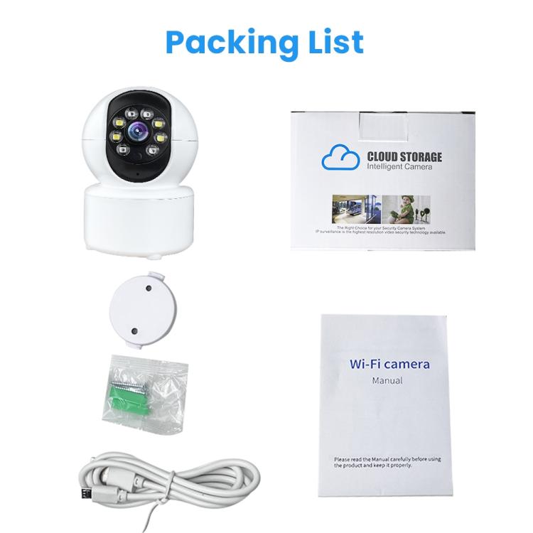 A10 Mini 360 PTZ WiFi Surveillance Camera Smart Home IP Camera Night Vision Baby Monitor (White) - Wireless Camera by buy2fix | Online Shopping UK | buy2fix