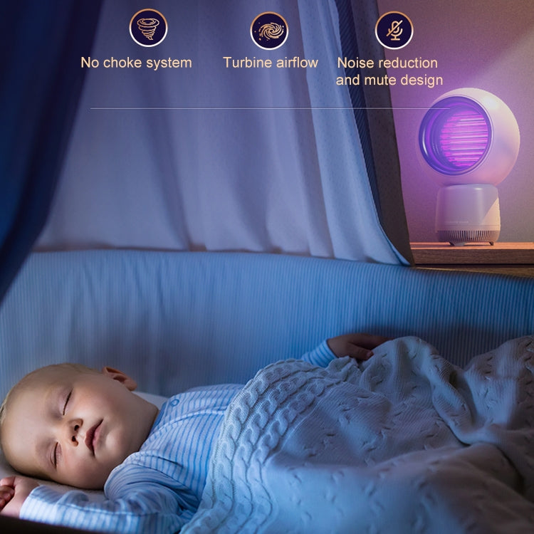 MM026 2W There Are Star People Electric shock Mosquito Killer Lamp (White) by buy2fix