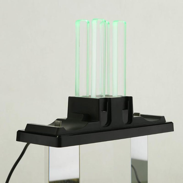 6 in 1 USB Charging Dock Station Stand / Controller Support Charger with LED Indication for Nintend Switch & Joy-Con & Pro Controller(Black) by buy2fix