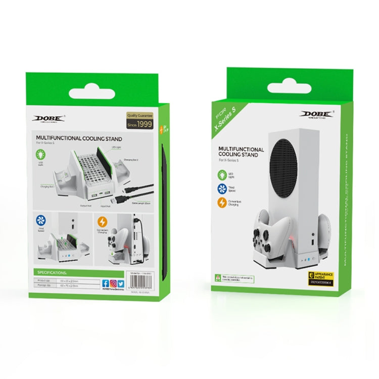 DOBE TYX-0663 Multi-function Cooling Base with Dual Battery Handle Charger For XBOX Series S by DOBE