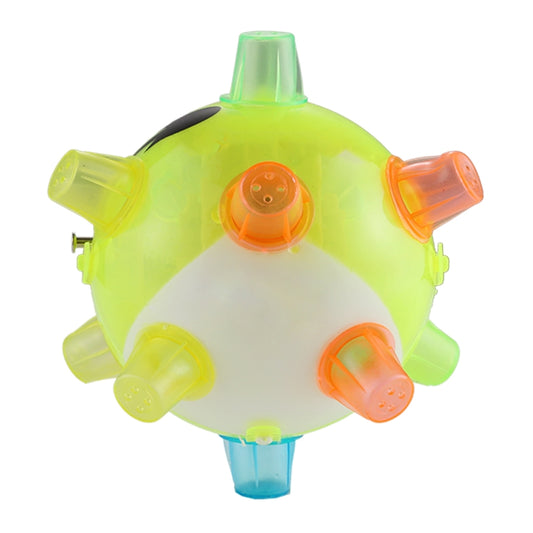 3 PCS Funny Flashing Bouncing Ball LED Light Dancing Music Ball Toys, Random Color Delivery by buy2fix