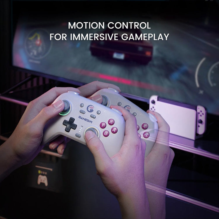 GameSir Nova NS T4N Wireless Gamepad Game Controller for Nintendo Switch (White) by GameSir